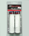LIZARDSKINS PEATY LOCK-ON BICYCLE BIKE HANDE GRIP WHITE