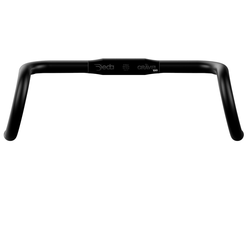 Deda Gravel 100 RHM Drop Bar Black On Black Alloy