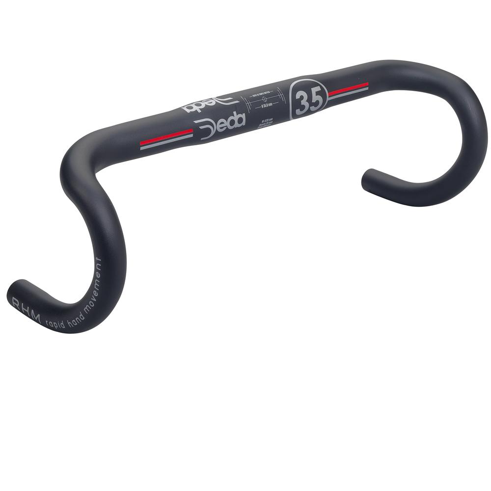 Deda M35 Aluminium Handle Bar 46cm - Black Matt Anodized