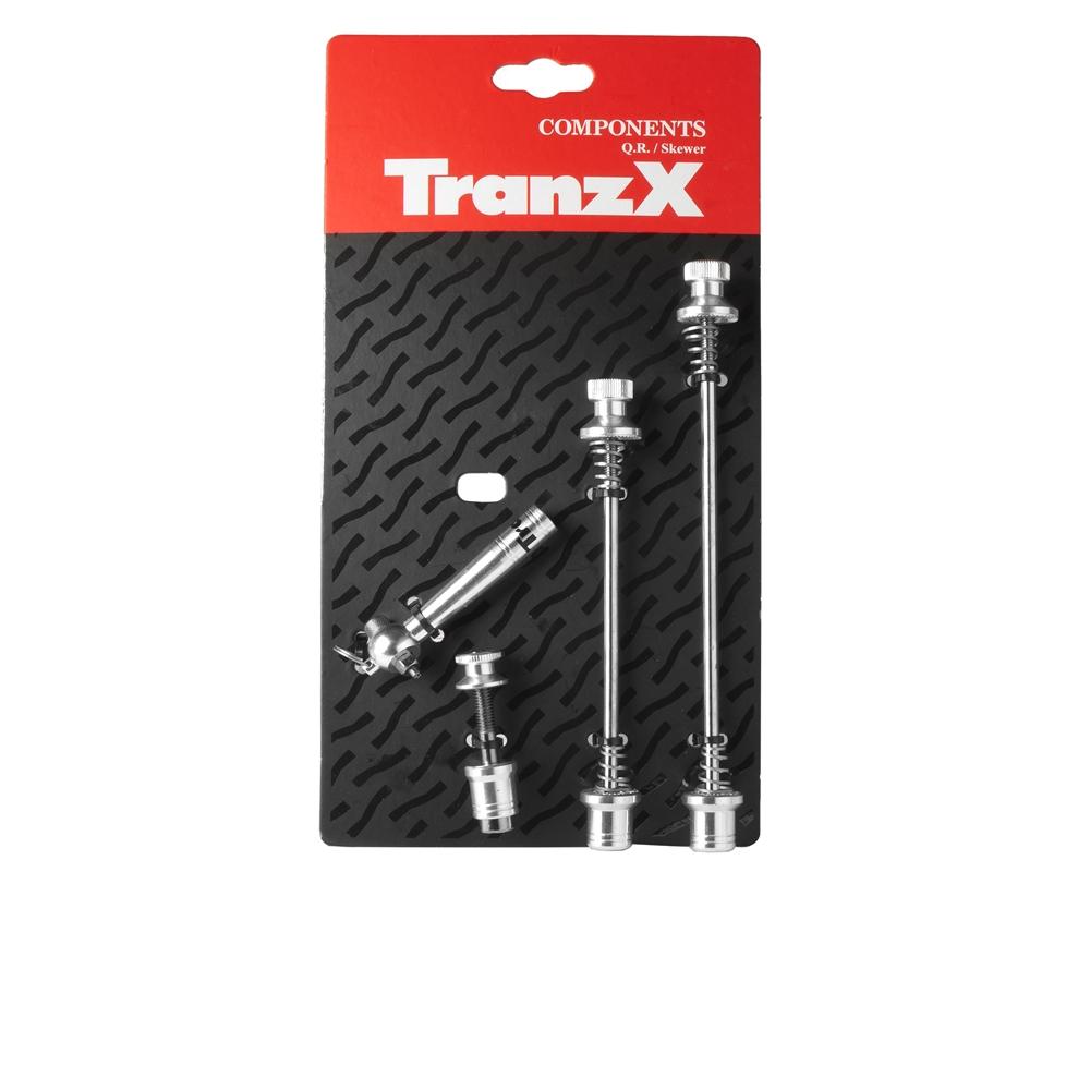 Novatec Trans X Quick Release Set with Special Key Silver