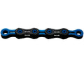 KMC DLC 11 WAXED 11s Chain DLC waxed 118 Links Black Blue