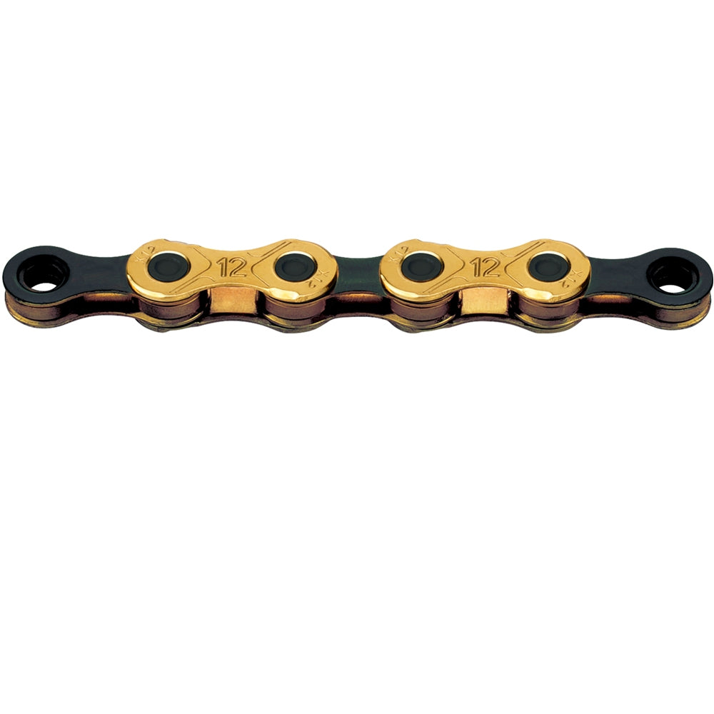 KMC X12 Waxed 12s Chain Ti-N Grew 126 Left Gold