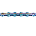 KMC X12 Waxed 12s Chain waxed 126 Links Aurora Blue