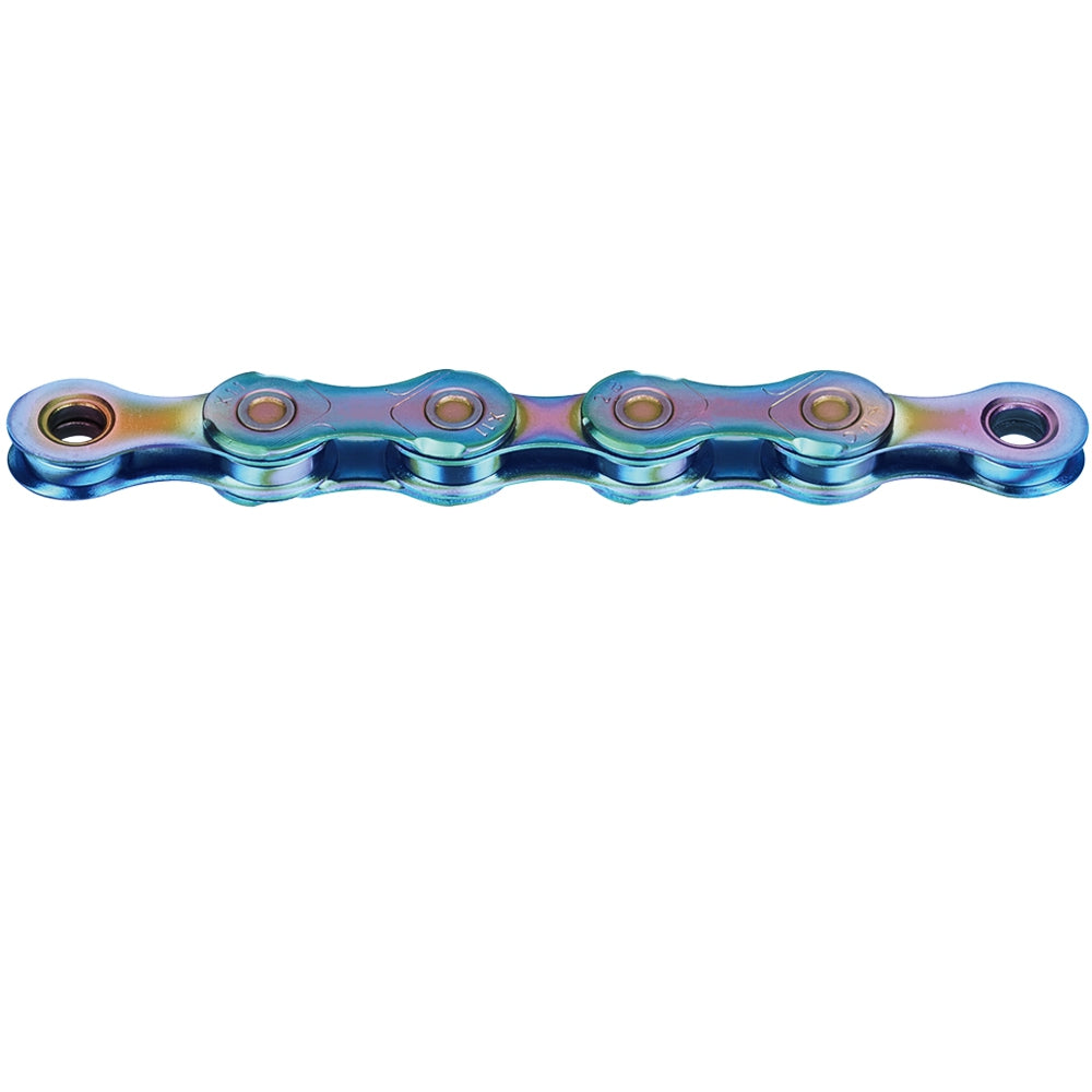 KMC X12 Waxed 12s Chain waxed 126 Links Aurora Blue