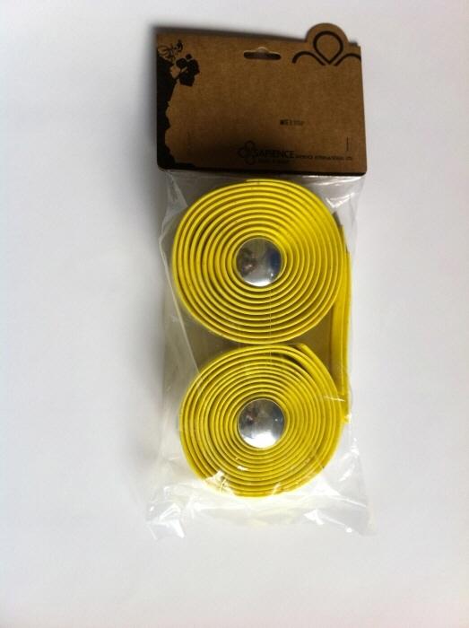 Sapience road bicycle cycling handle bar tape Eva Cork yellow
