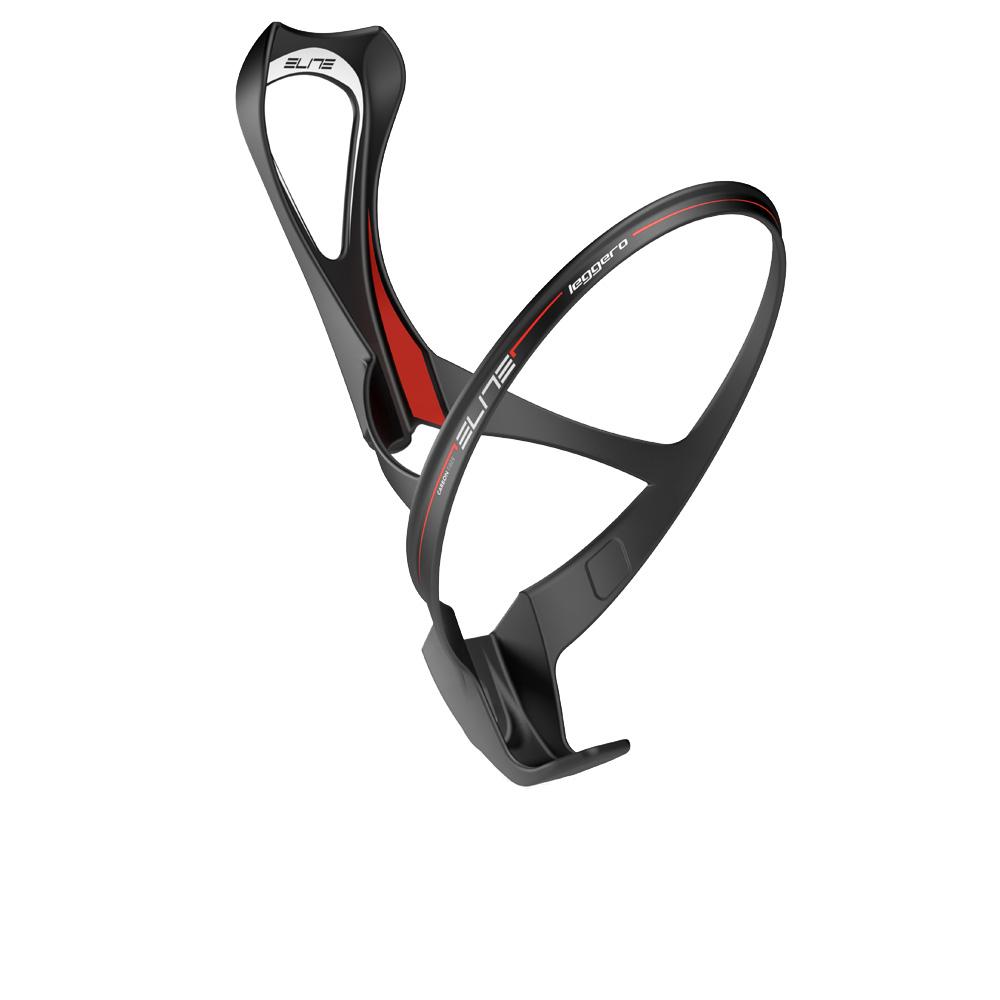 Elite Leggero Carbon Bottle Cage - Black- Red