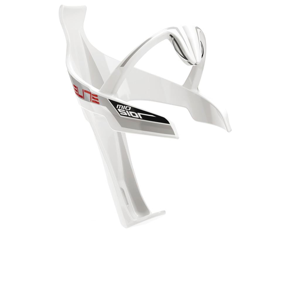 Elite Sior Race Mio Bottle Cage White Shiny