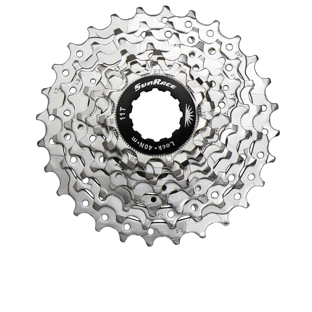 Sunrace Road Sprocket CSR91 9s 12-25 nickel