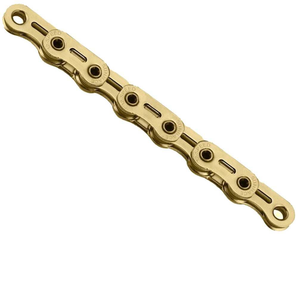 SunRace CN12Z1 12-speed Chain Flat-Top for Shimano 126 Links Gold