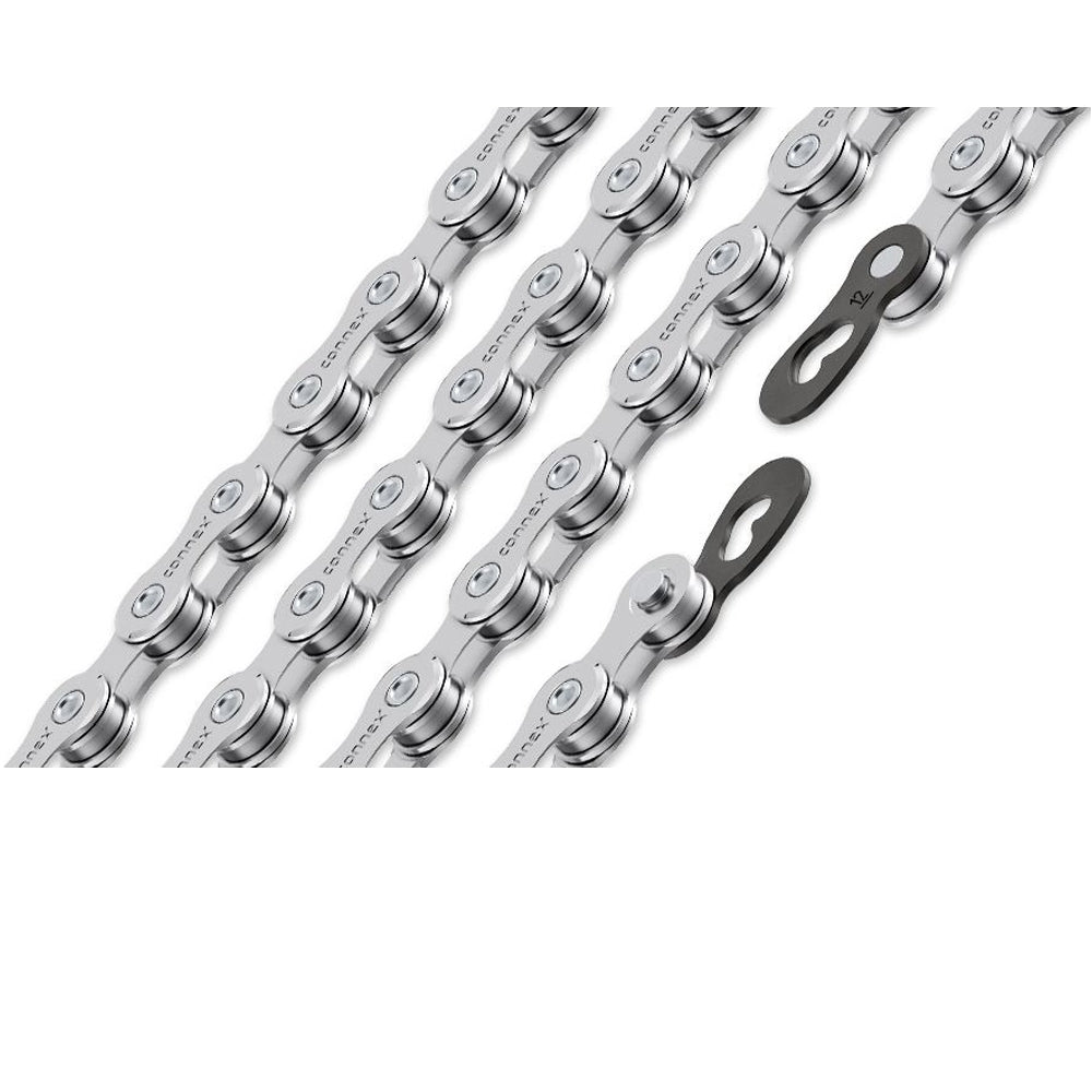 Connex 12SR 12s Chain Nickel Sram Flattop 126 Links Silver