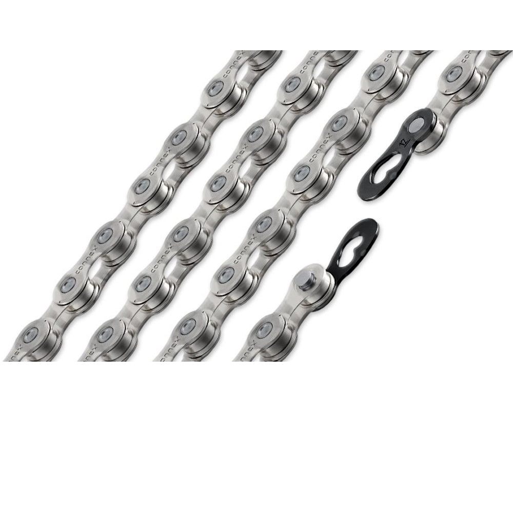 Connex 12WAX 12s Chain Nickel Waxed 126 Links Silver