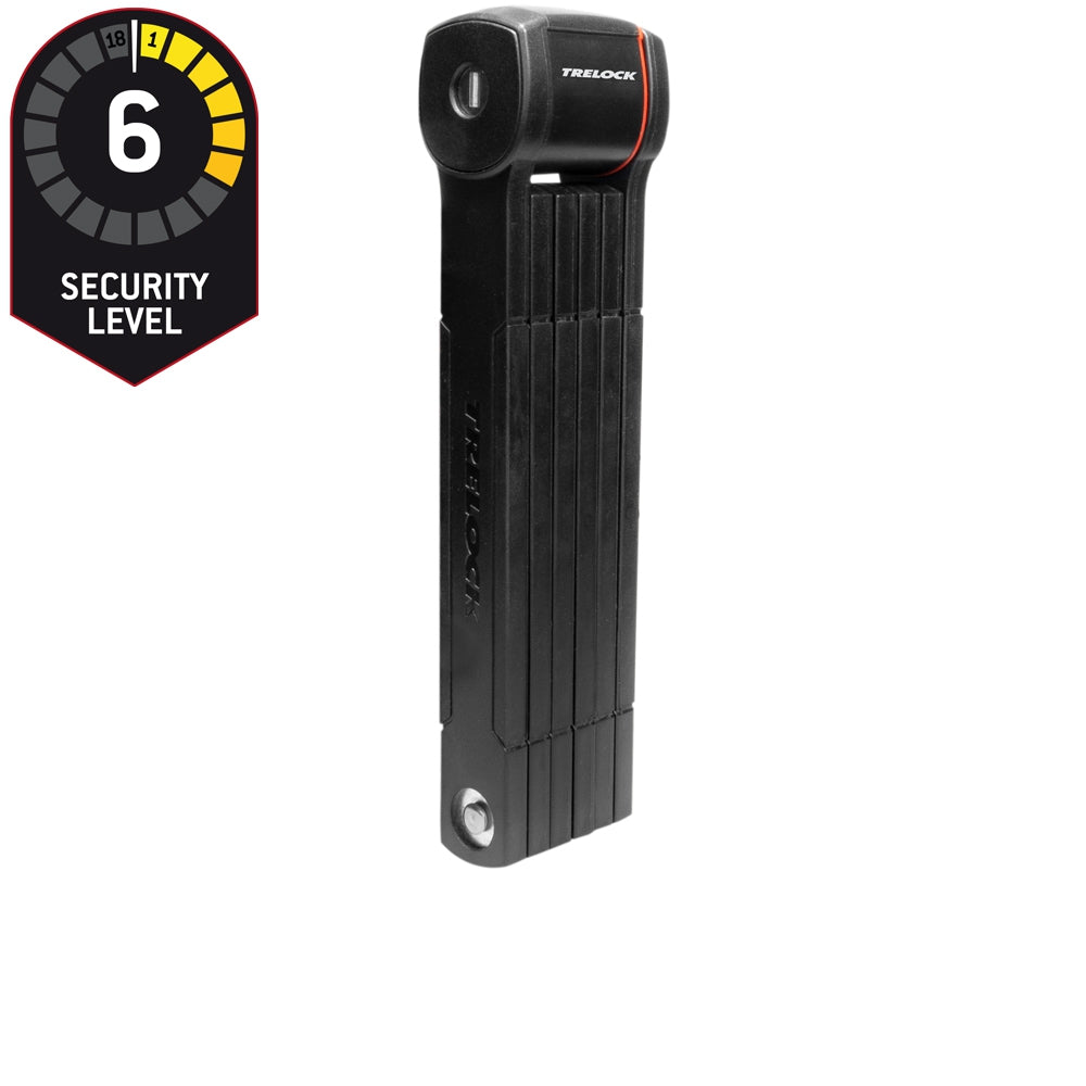 Trelock FS 380 TRIGO Folding Lock X-Press for AirTag SmartTag 85cm