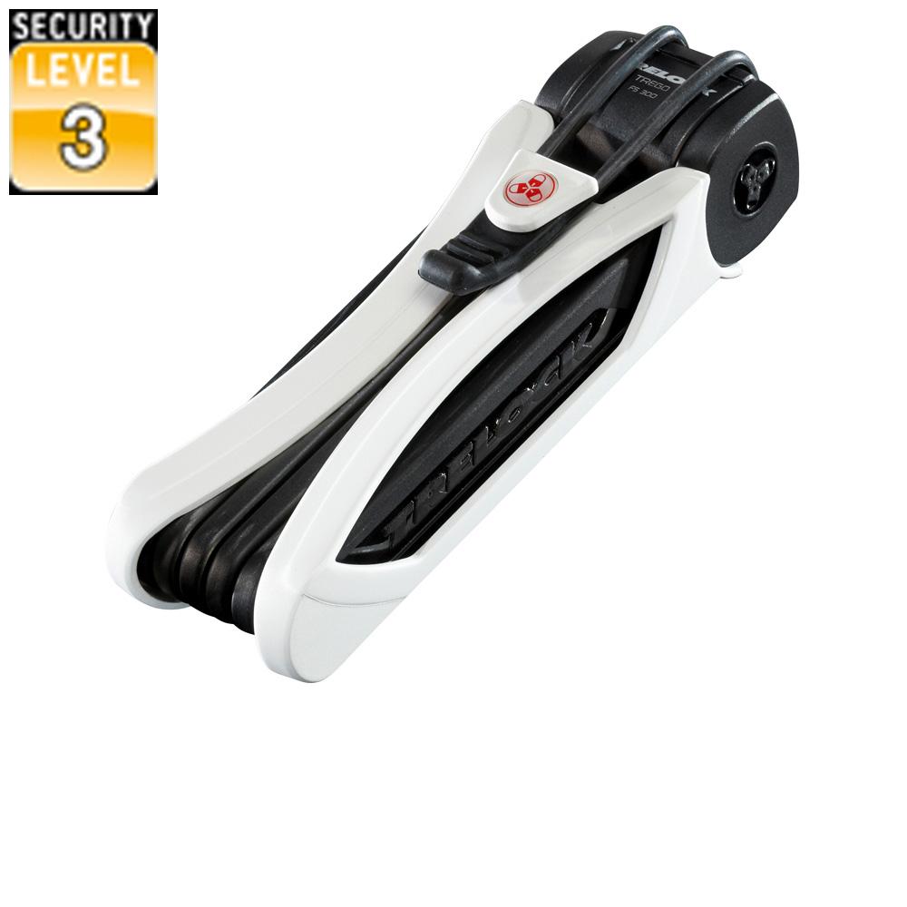Trelock Fs 300-85 Trigo Zt Folding Lock White