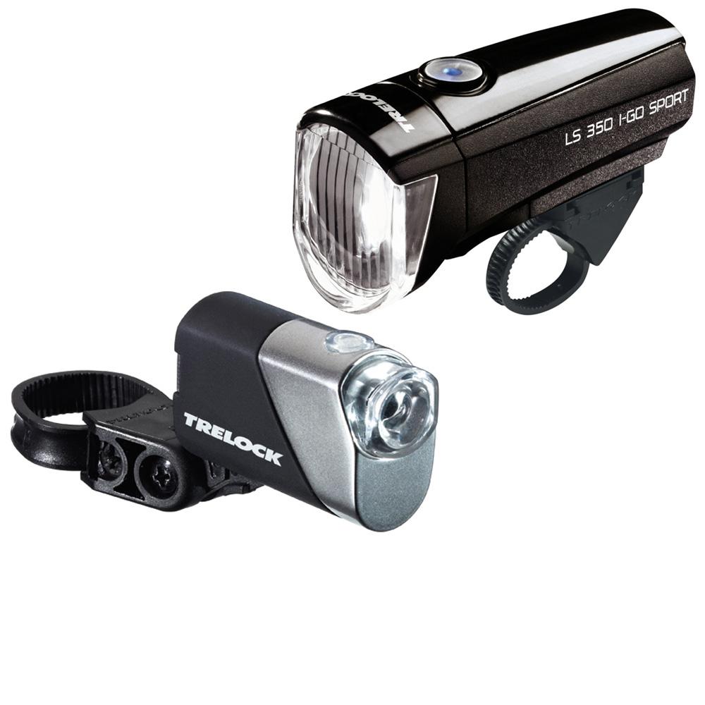 Trelock LS 350 I-GO Sport + LS 710 REEGO LED Light Set USB Cable - Black