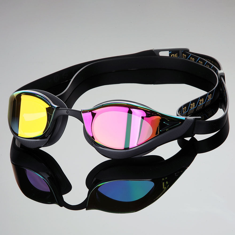 Swim-hero Fastskin Pure Focus Mirror Swimming Goggles Black Grey