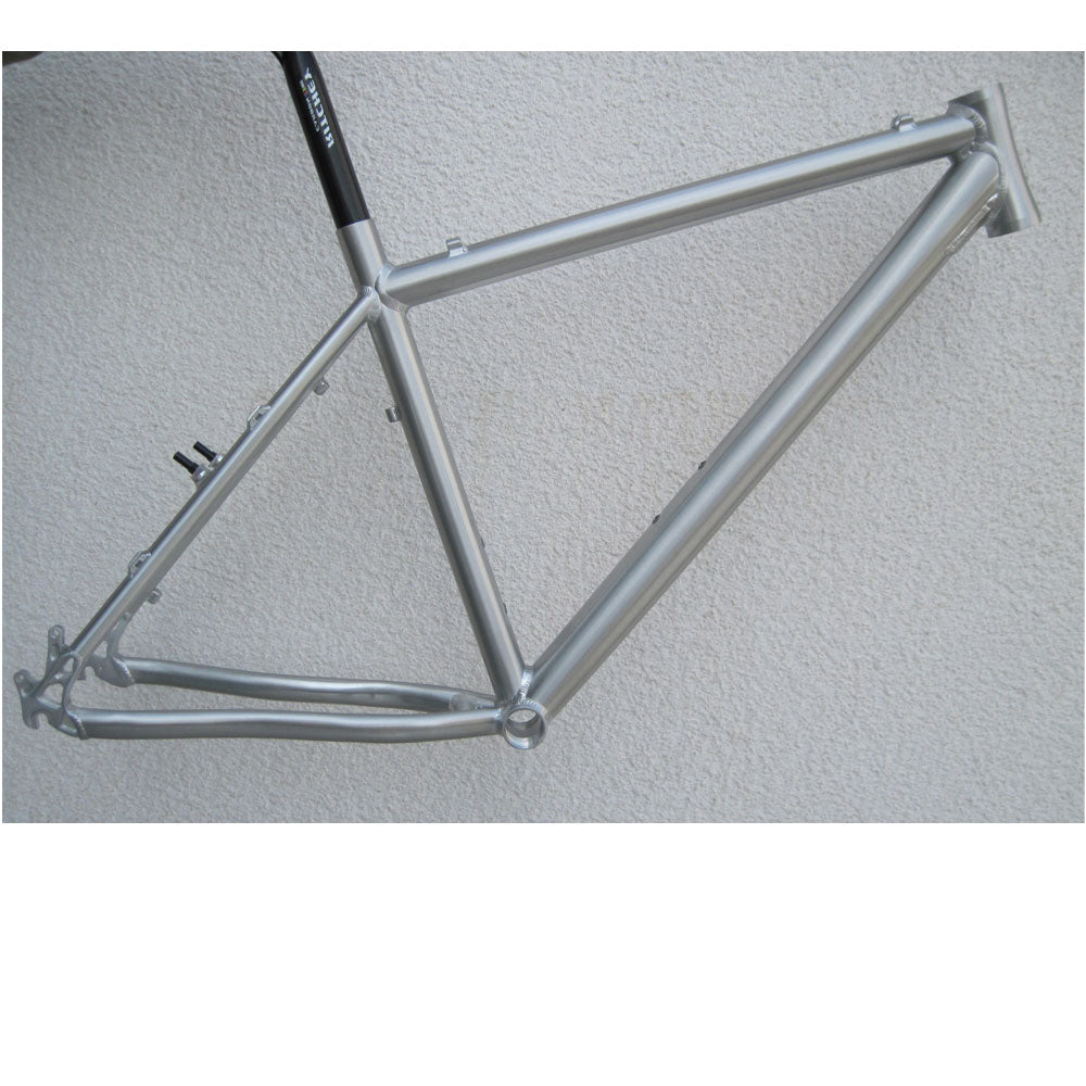 Quantec Frame MTB Scandium Silver brushed Without derailleur hanger - 21.5