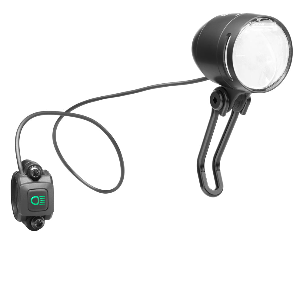 Busch and Muller Lumotec IQ-XS High Beam Black E-Bike 9-48V