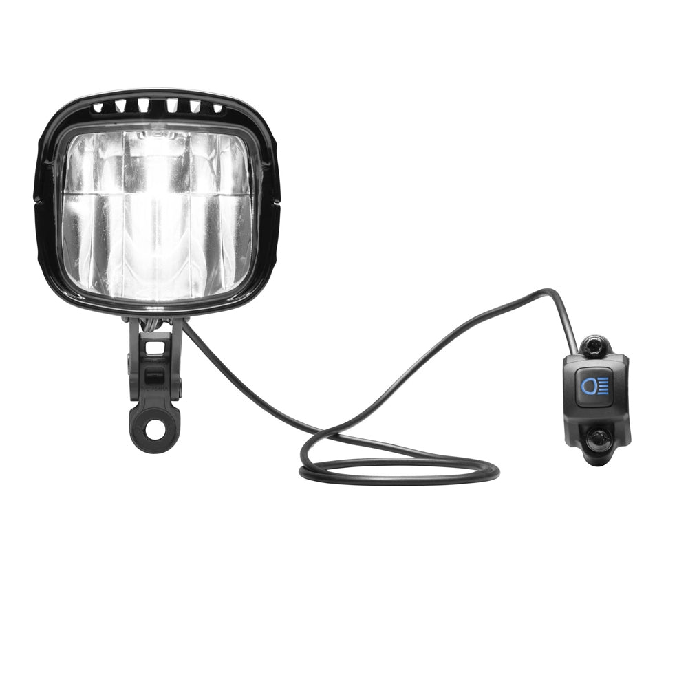 Busch and Muller Lumotec IQ-XL Black Elox 300Lux