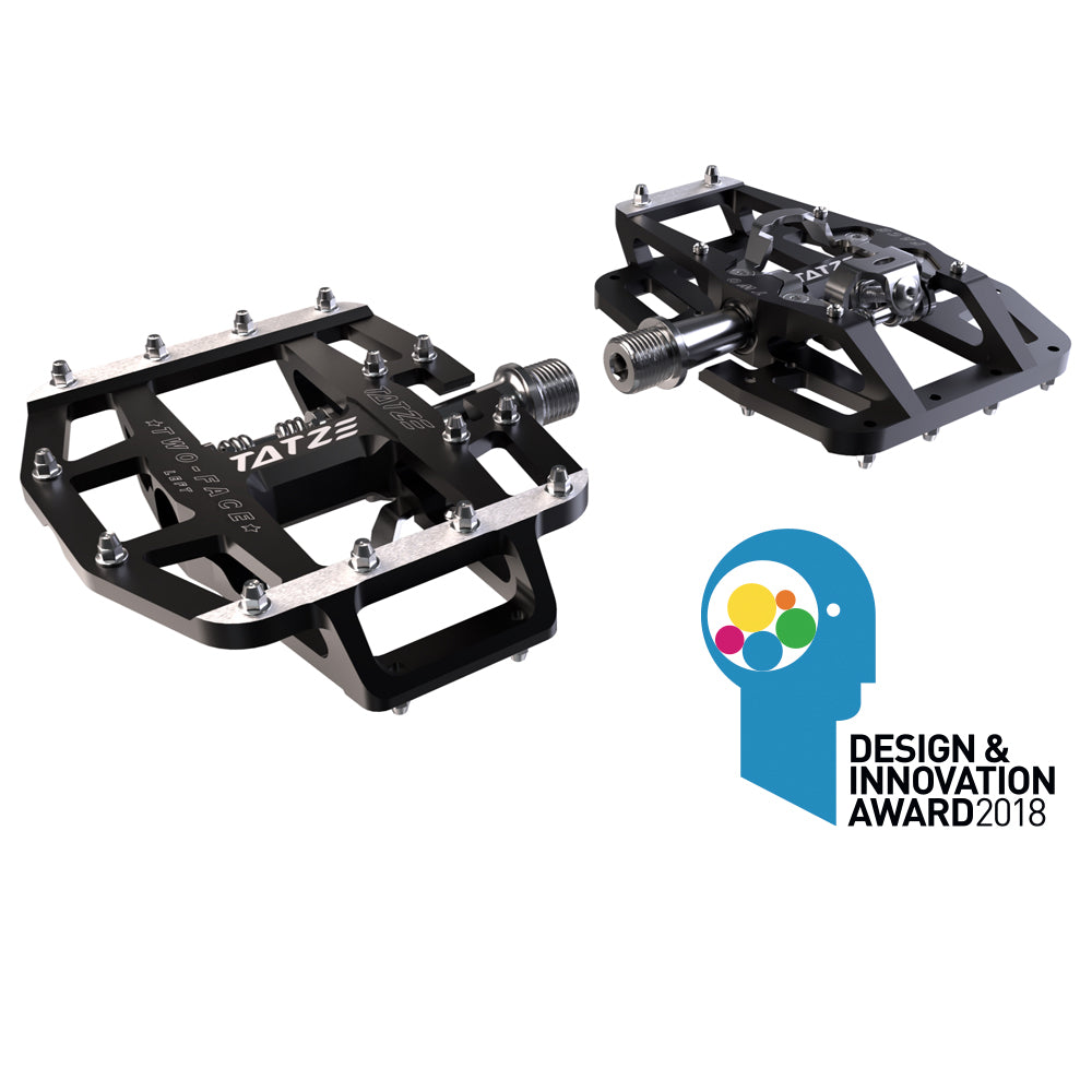 Tatze Pedal MTB Two Face Platform SPD Black
