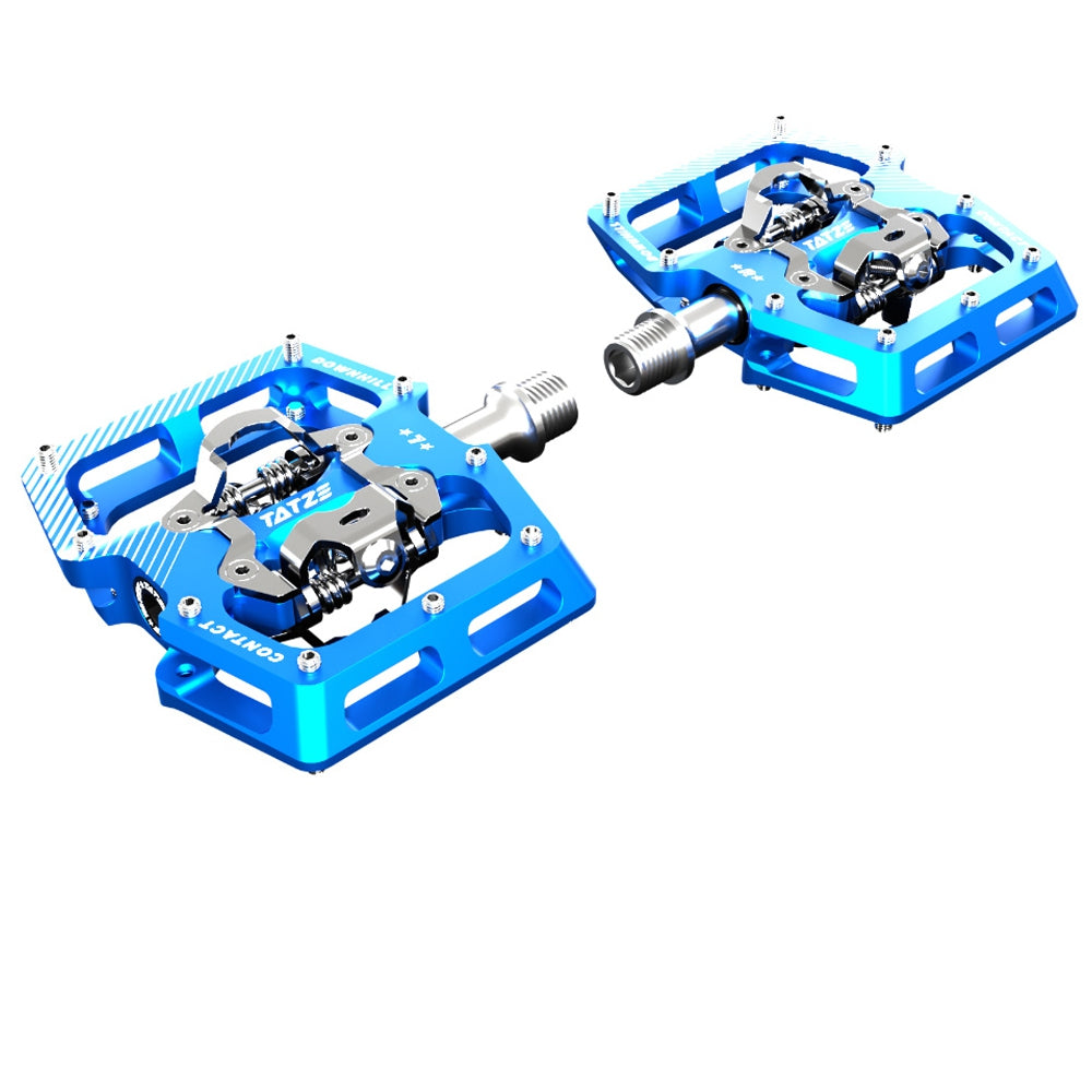 Tatze Pedal CONTACT DH Downhill SPD 9pins 88x97mm WxL Blue