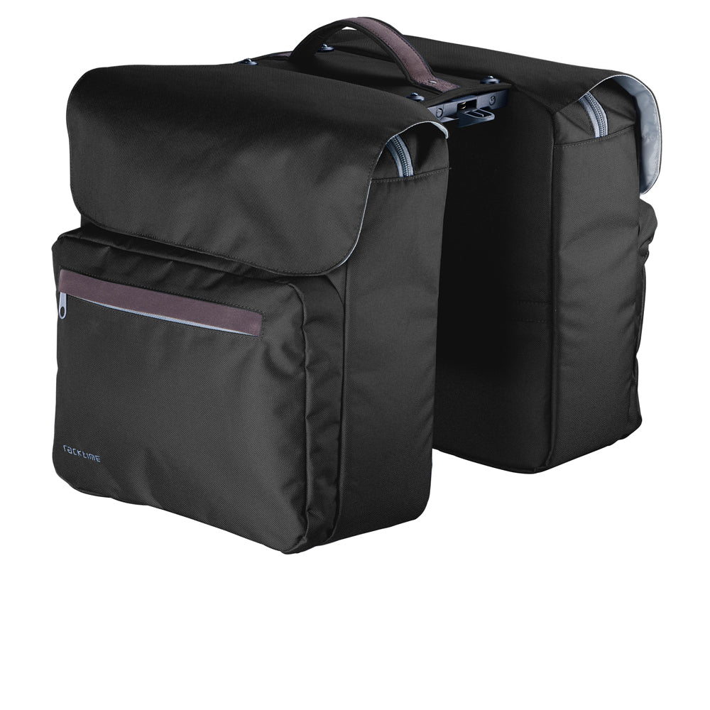 Racktime Double bag TURE carbon black
