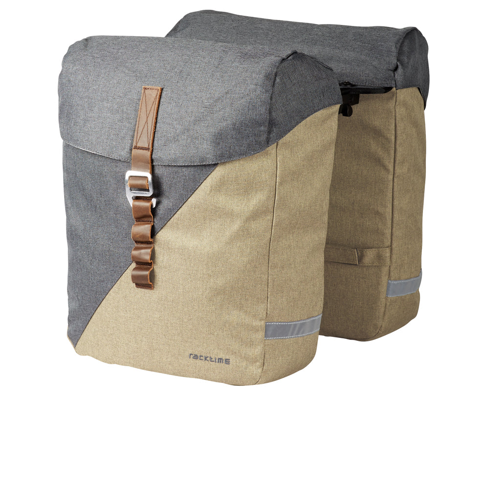 Racktime Double Bag HEDA 2.0 Desert Sand Dust Gray