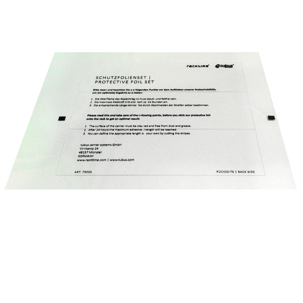 Racktime Protection Foil Set Transparent