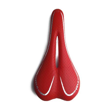 Velo Bicycle XC BIke Titanium Rail Saddle Seat Red