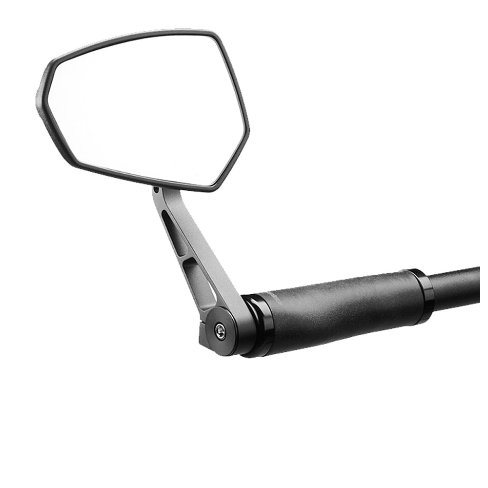 Ergotec M77 Aluminum Plastic Mirror Short Arm for E-Bikes Black