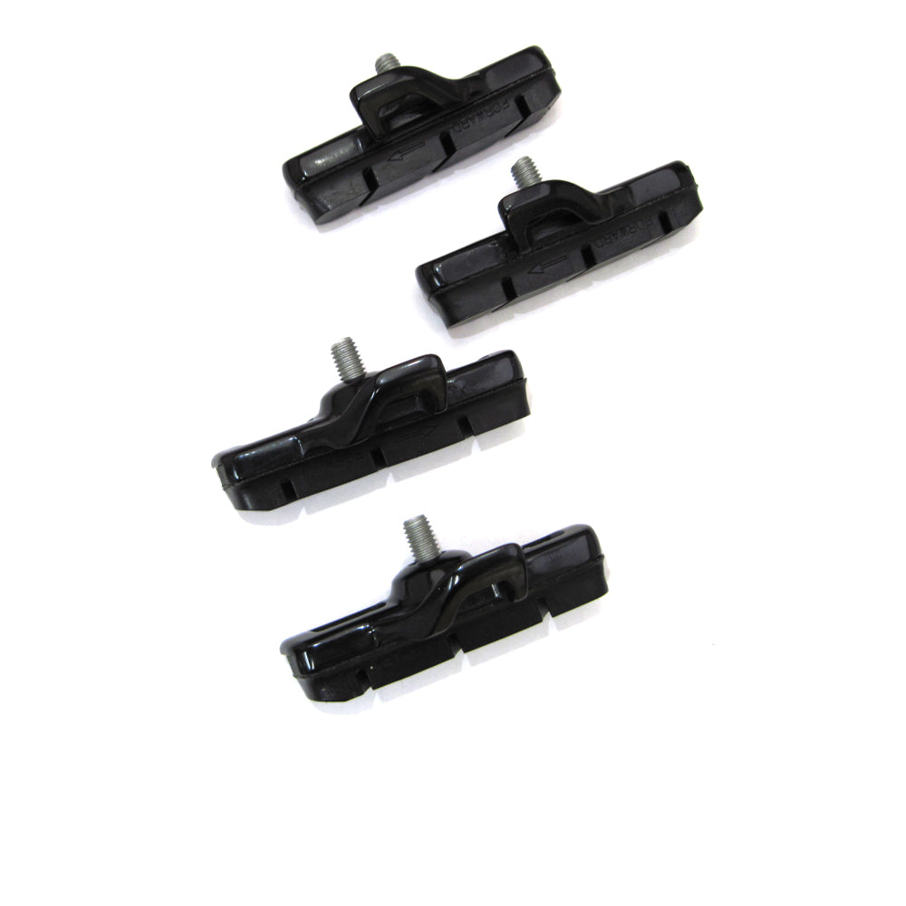 Campa black brake shoe (2 right + 2 left)