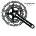 Campagnolo Athena 11s Crankset 175mm Black