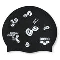 Swim-hero Arena Ghost Silicone Swimming Cap Black