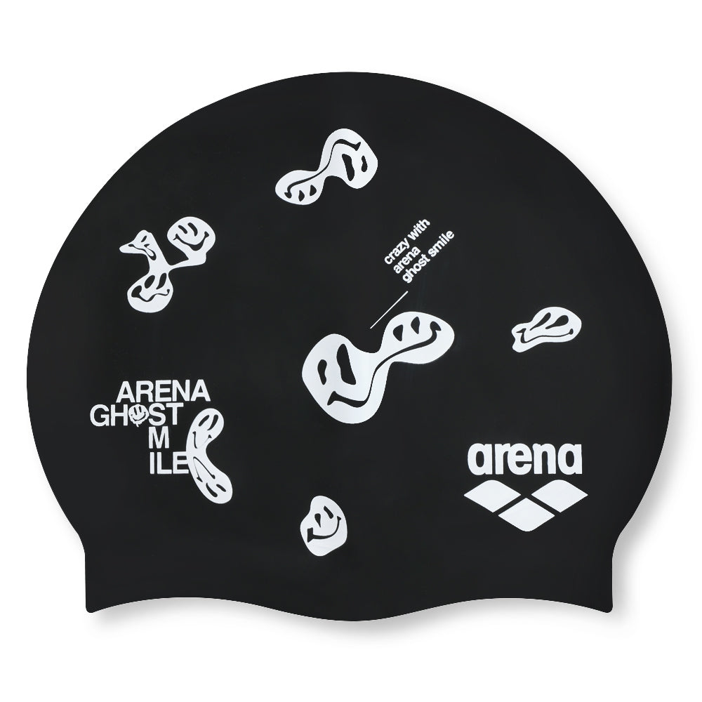 Swim-hero Arena Ghost Silicone Swimming Cap Black