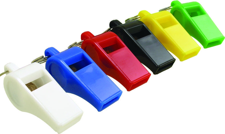 Action Plastic 12/Box Assorted Colors Whistle
