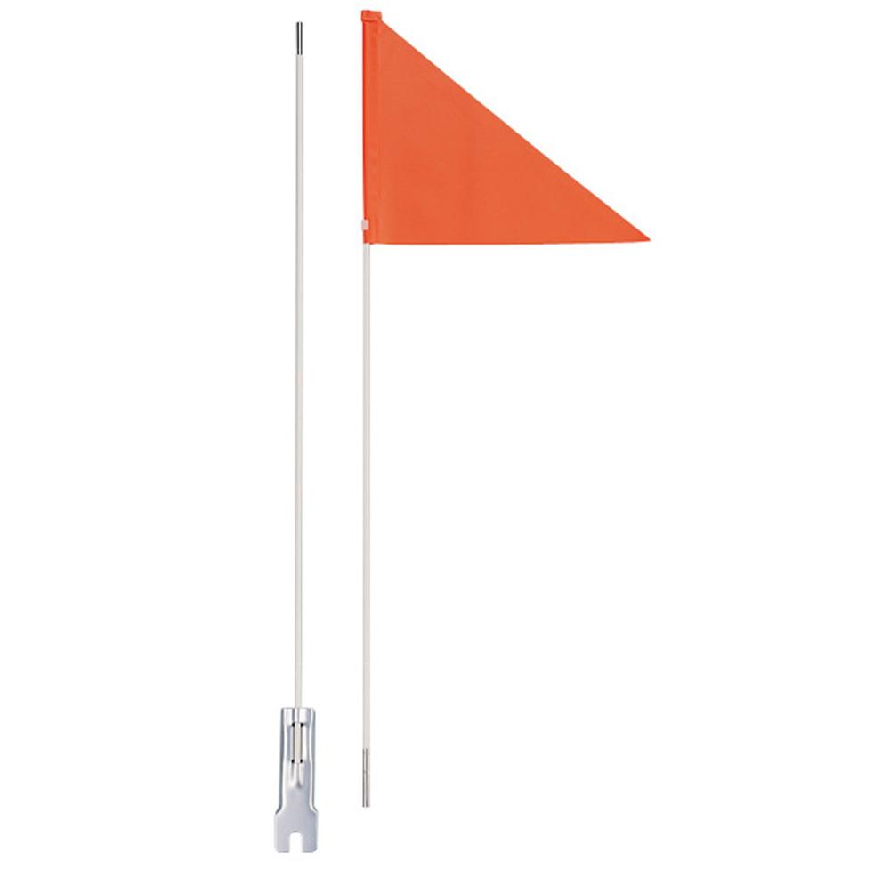 ICE TOOLZ SAFETY FLAG 60" 2-PIECE w/ ORANGE FLAG
