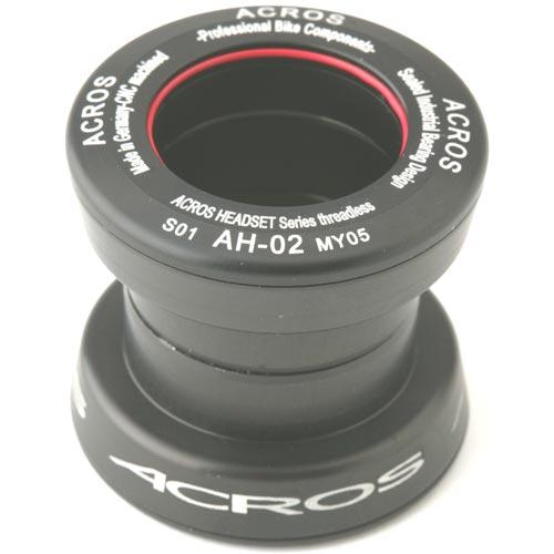 Acros AH-02 threadless bike headset stainless 1-1/8