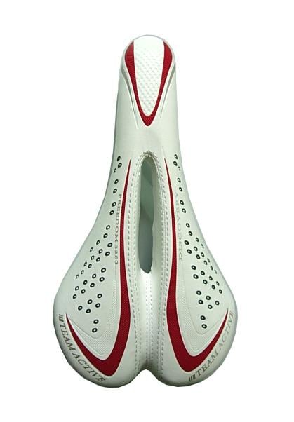 Active Discovery Bicycle Cromo Rail Bike Seat White