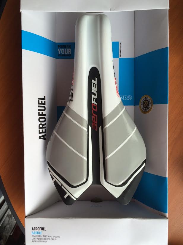 Shimano Pro Aero Fuel Triathlon Saddle Seat White