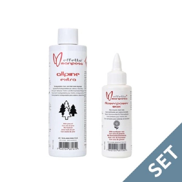 Effetto Mariposa AllpineExtra500ml + FlowerpowerWax 100ml  Cleaner Set