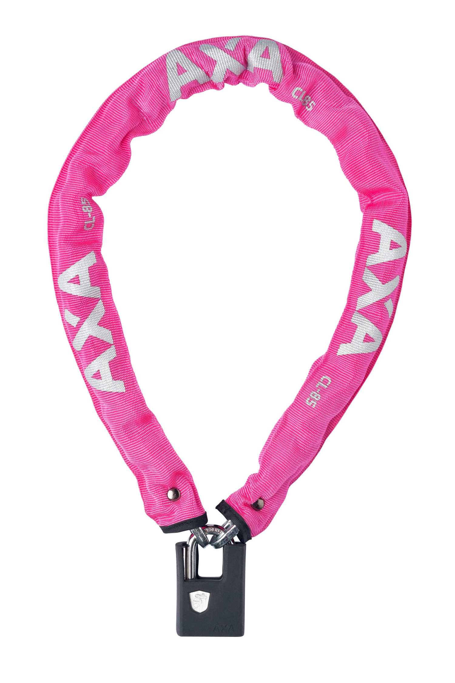 Axa Clinch+ Chain Lock 85 Pink