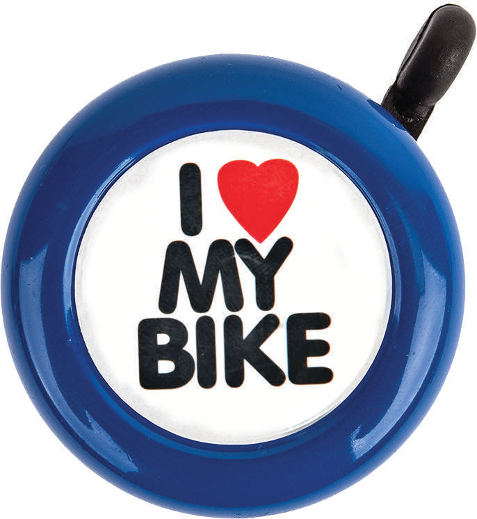 ACTION I LOVE MY BIKE STEEL BLUE EACH BELL