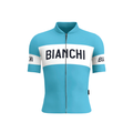 Bianchi Milano Retro Short Sleeves Jersey Men Light Blue