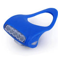 BicycleHero 7LED Front Light Torch LC-6005 Silicon Blue