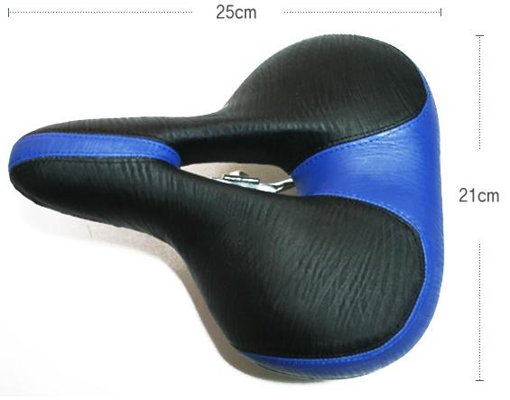 Super Comfort Blue Spring Bicycle Saddle Seat
