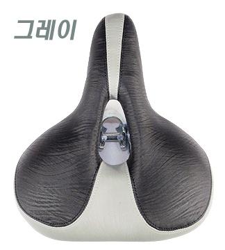 Super Comfort gray Spring Bicycle Saddle Seat