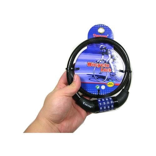 Bicycle Hero Bike 4 Digit Lock PVC coating 8X1200mm
