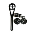 BMC Alloy Computer Mount for ICS Carbon Aero Cockpit - Wahoo and Garmin inserts including GoPto