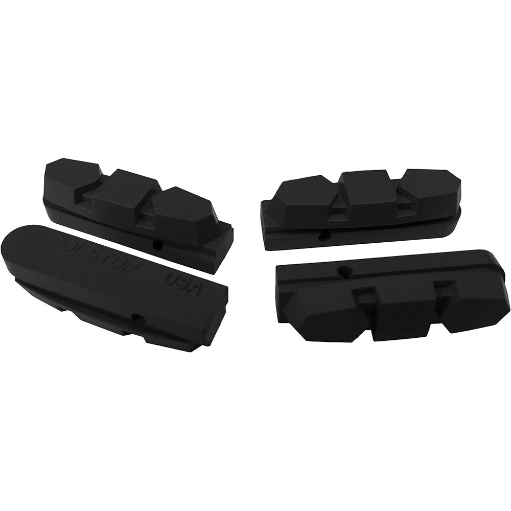 KOOL STOP SHIMANO AX600 ADAMAS INSERT BLACK 4 pieces
