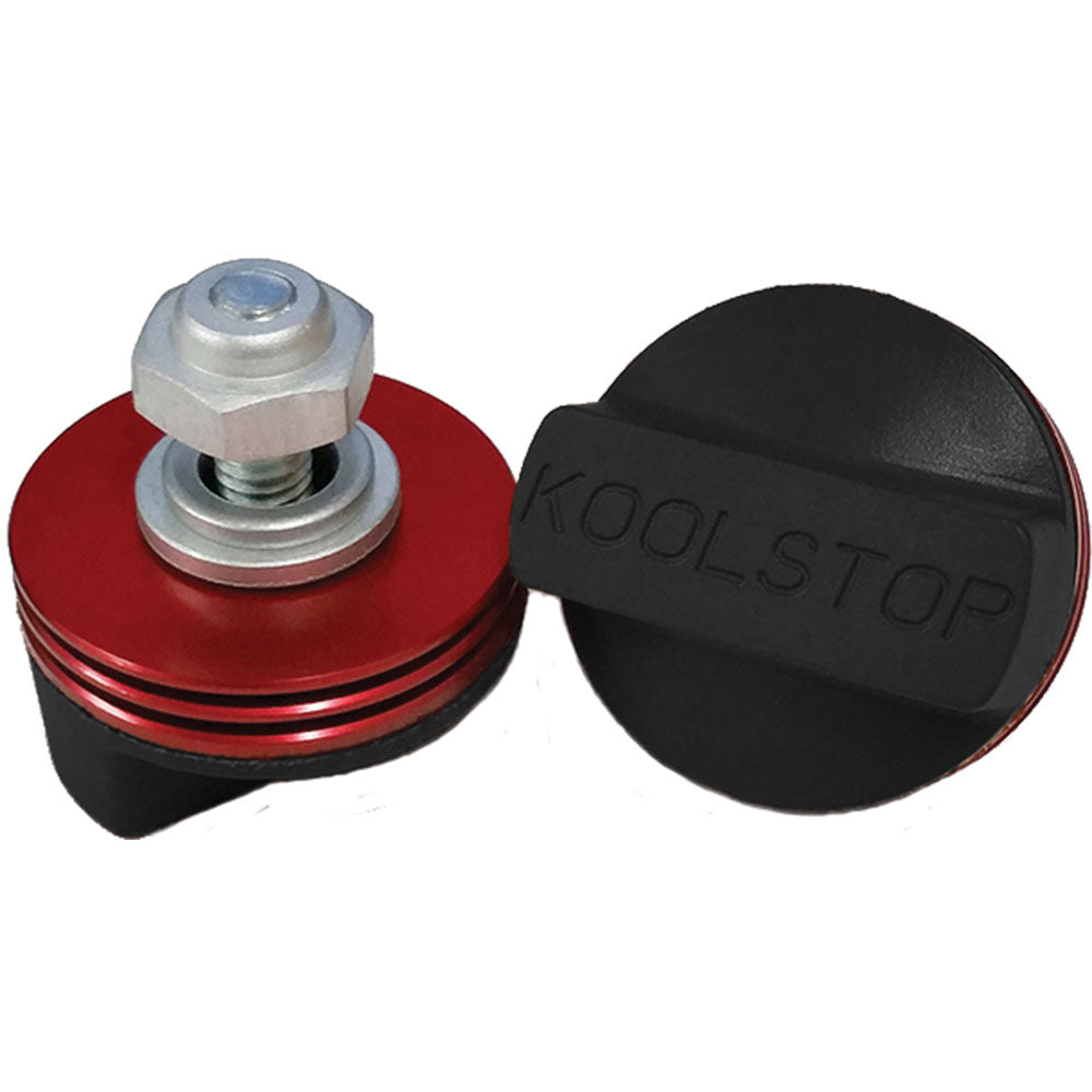 KOOL STOP Black Pads Red