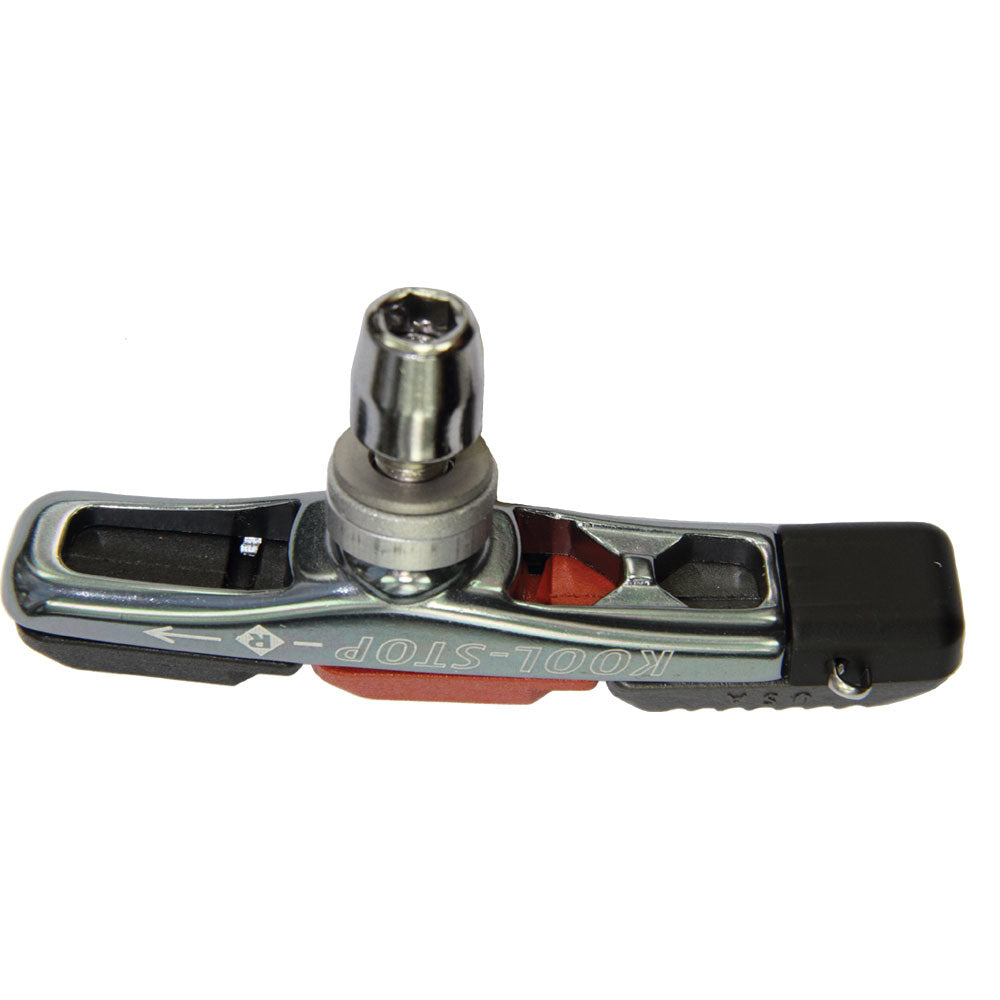 Kool Stop Tectonic brake blocks threaded silver